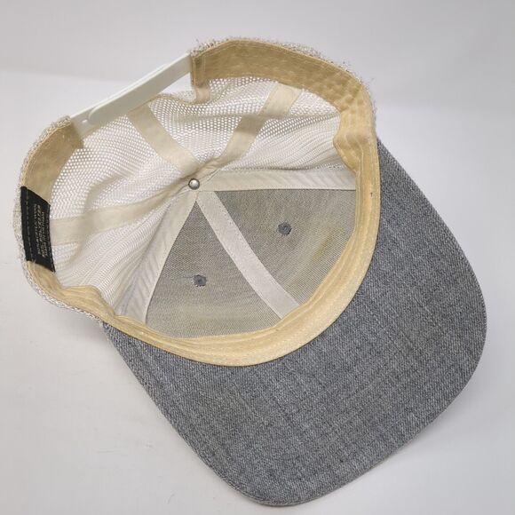 Colorado Snapback Mesh Back Trucker Hat Gray One Size Embroidered - Picture 6 of 8